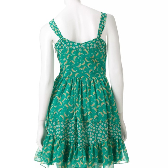 NWOT adorable floral ruffle LC party dress - Picture 2 of 5